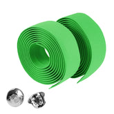 1 Pair Cycling Road Bike Sports Bicycle Cork Handlebar Tape Wrap + 2 Bar Plug